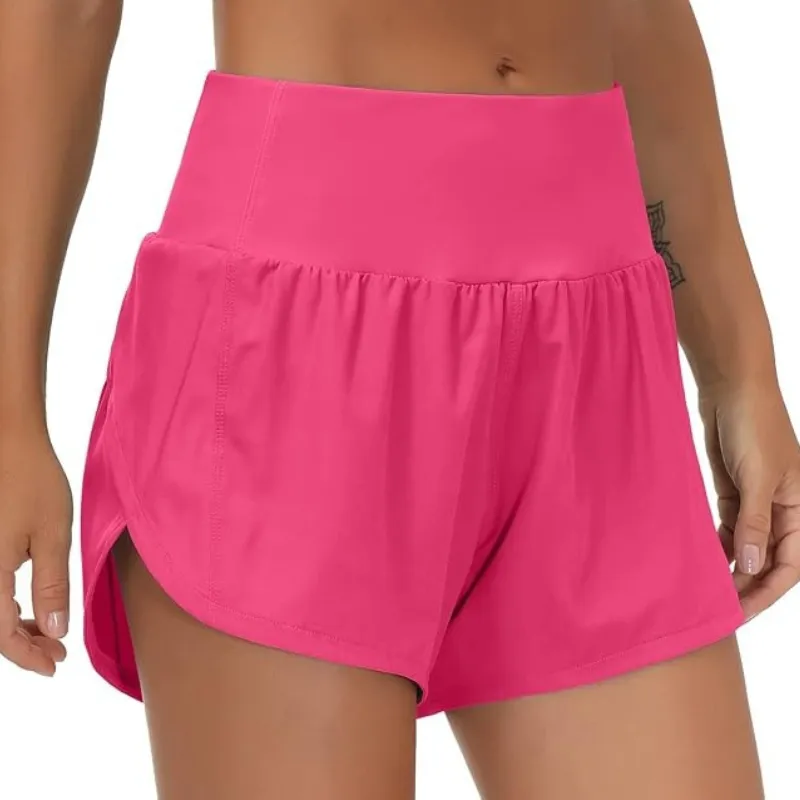 Active Running Shorts For Quick-Dry Stretch Fit With Mesh Liner