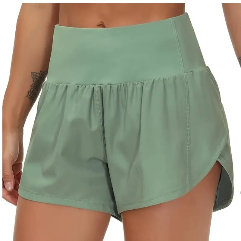 Active Running Shorts For Quick-Dry Stretch Fit With Mesh Liner