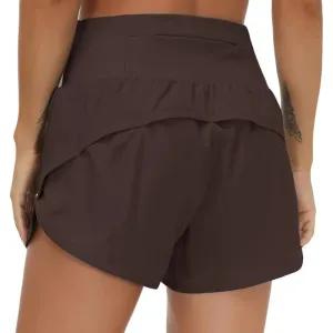 Active Running Shorts For Quick-Dry Stretch Fit With Mesh Liner