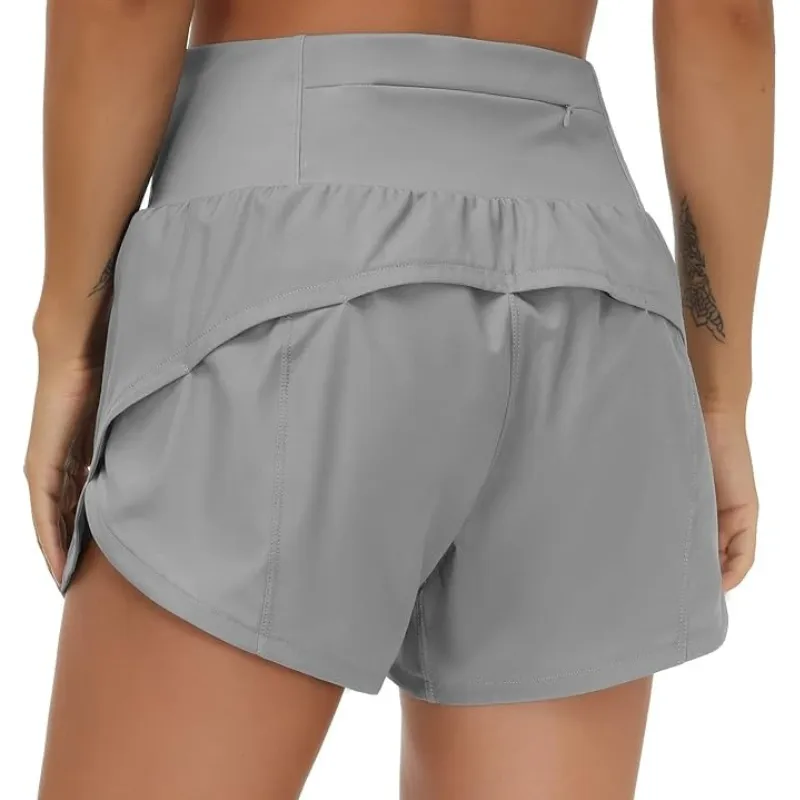 Active Running Shorts For Quick-Dry Stretch Fit With Mesh Liner