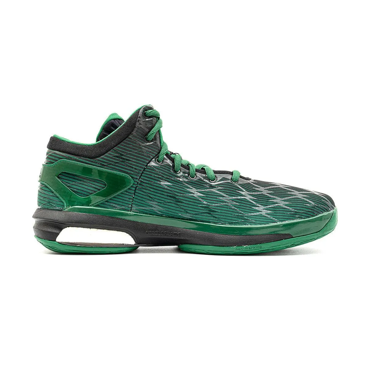 Adidas Sm Crazy Light Sport Shoes Leather Green Colour For Men