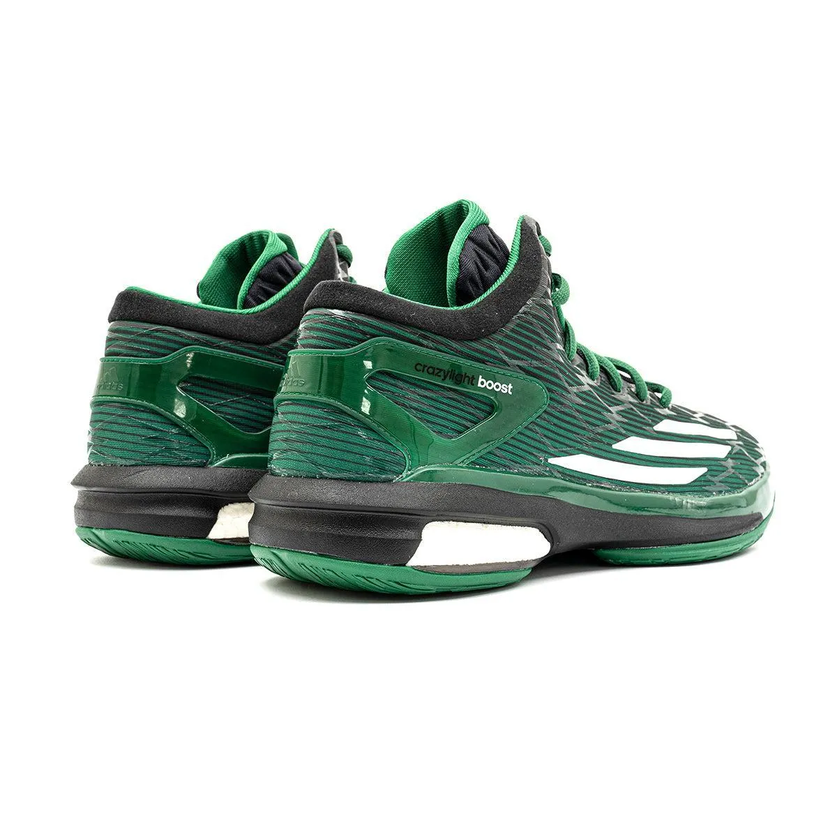 Adidas Sm Crazy Light Sport Shoes Leather Green Colour For Men