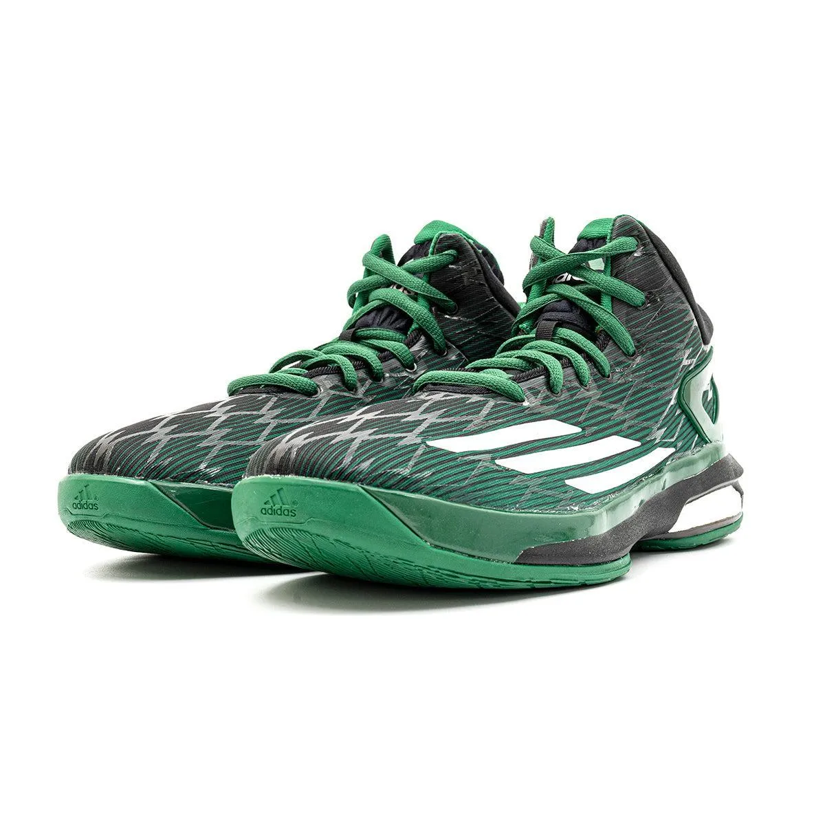 Adidas Sm Crazy Light Sport Shoes Leather Green Colour For Men