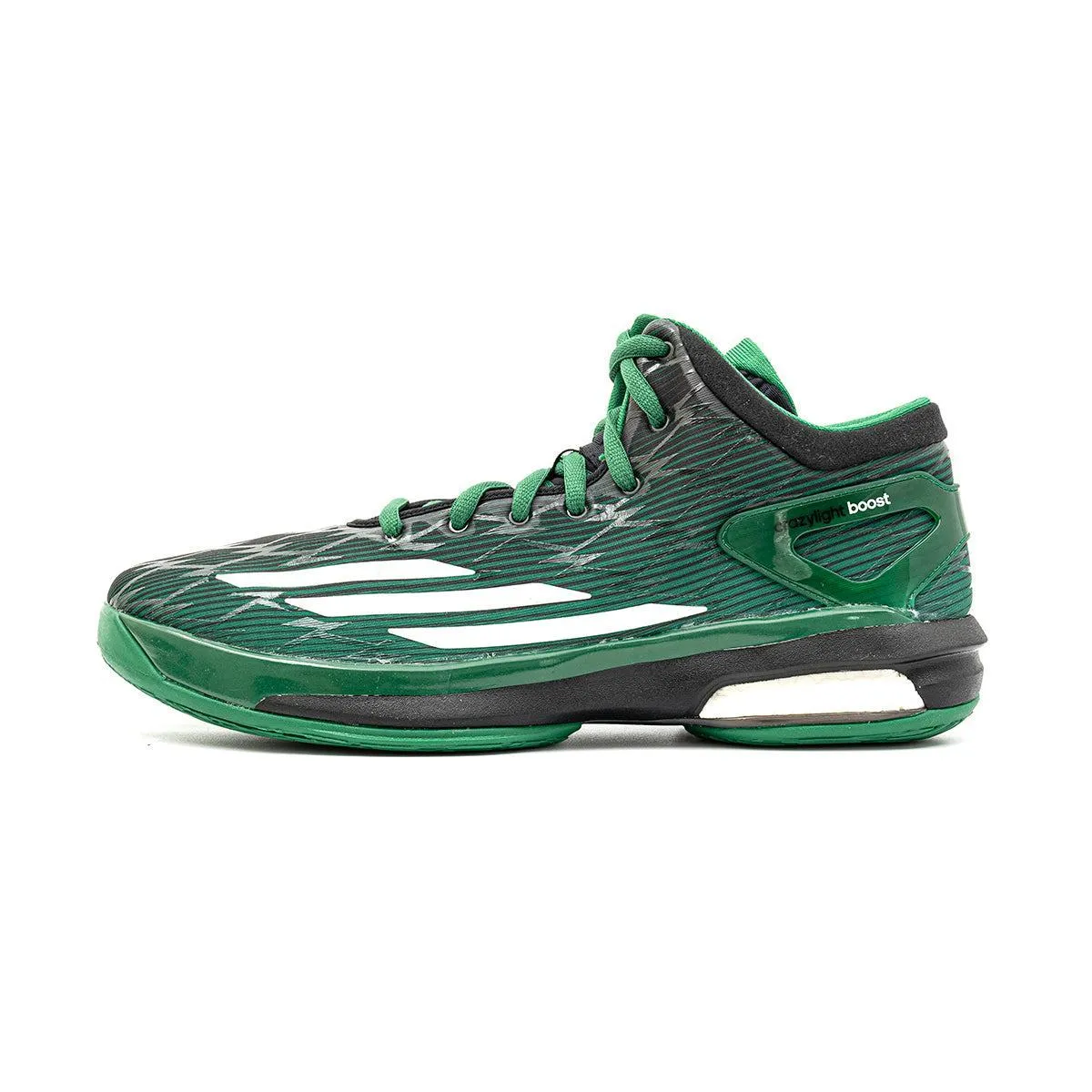 Adidas Sm Crazy Light Sport Shoes Leather Green Colour For Men