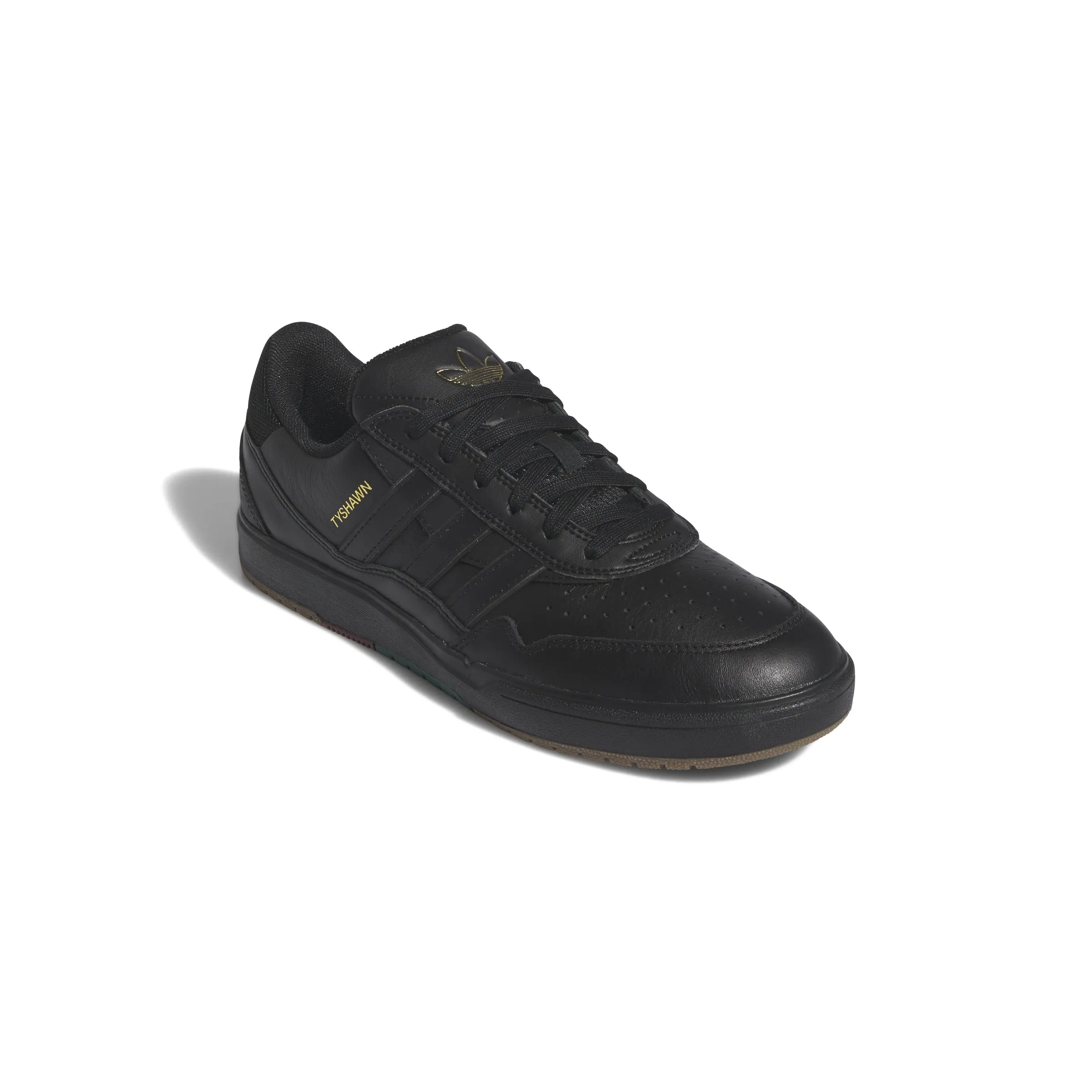 Adidas - Tyshawn II in Core Black/Core Black/Collegiate Green