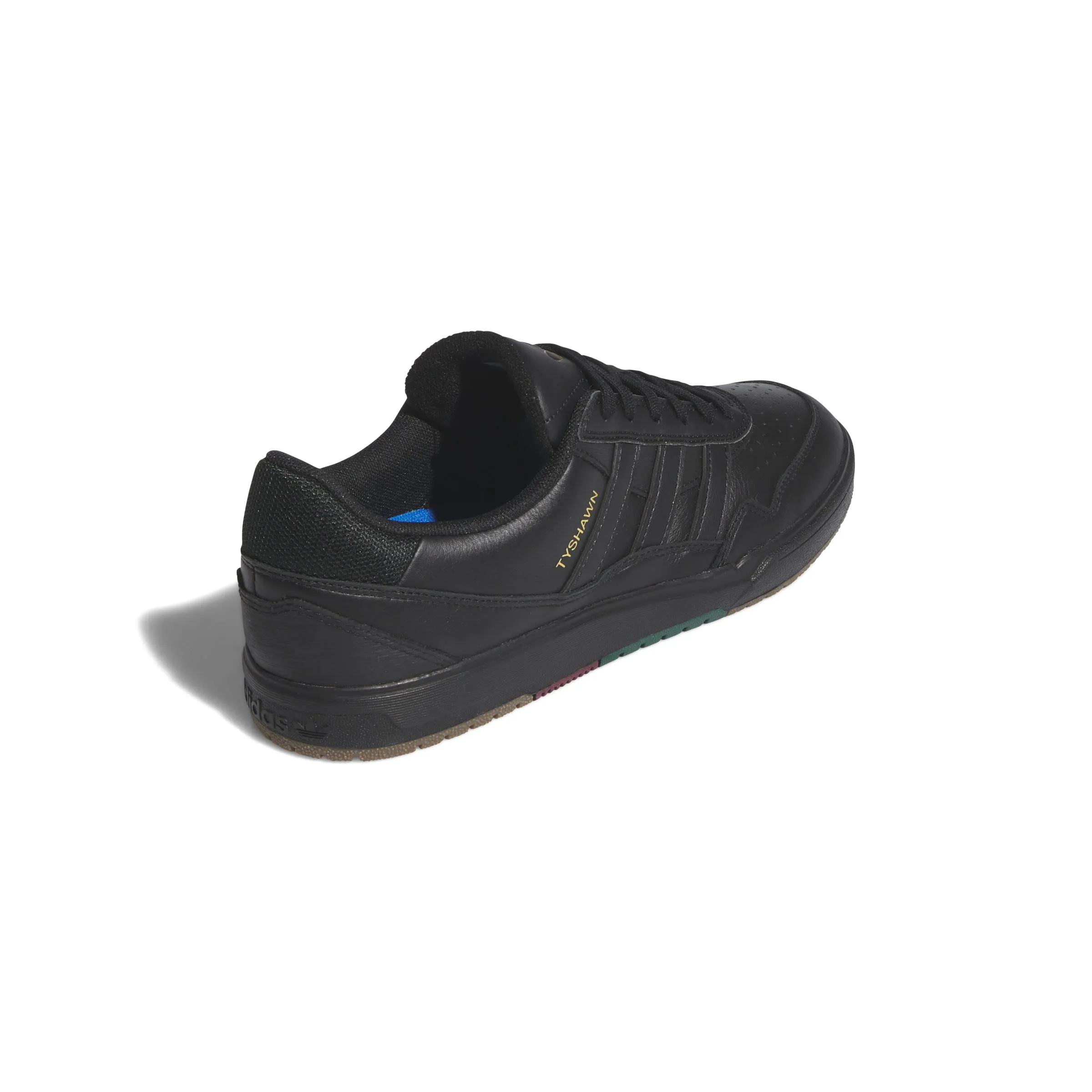 Adidas - Tyshawn II in Core Black/Core Black/Collegiate Green