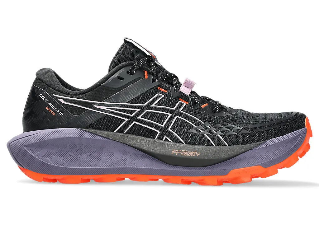 Asics Womens Trainer Gel Trabuco 13 GTX  Black/Light Ube