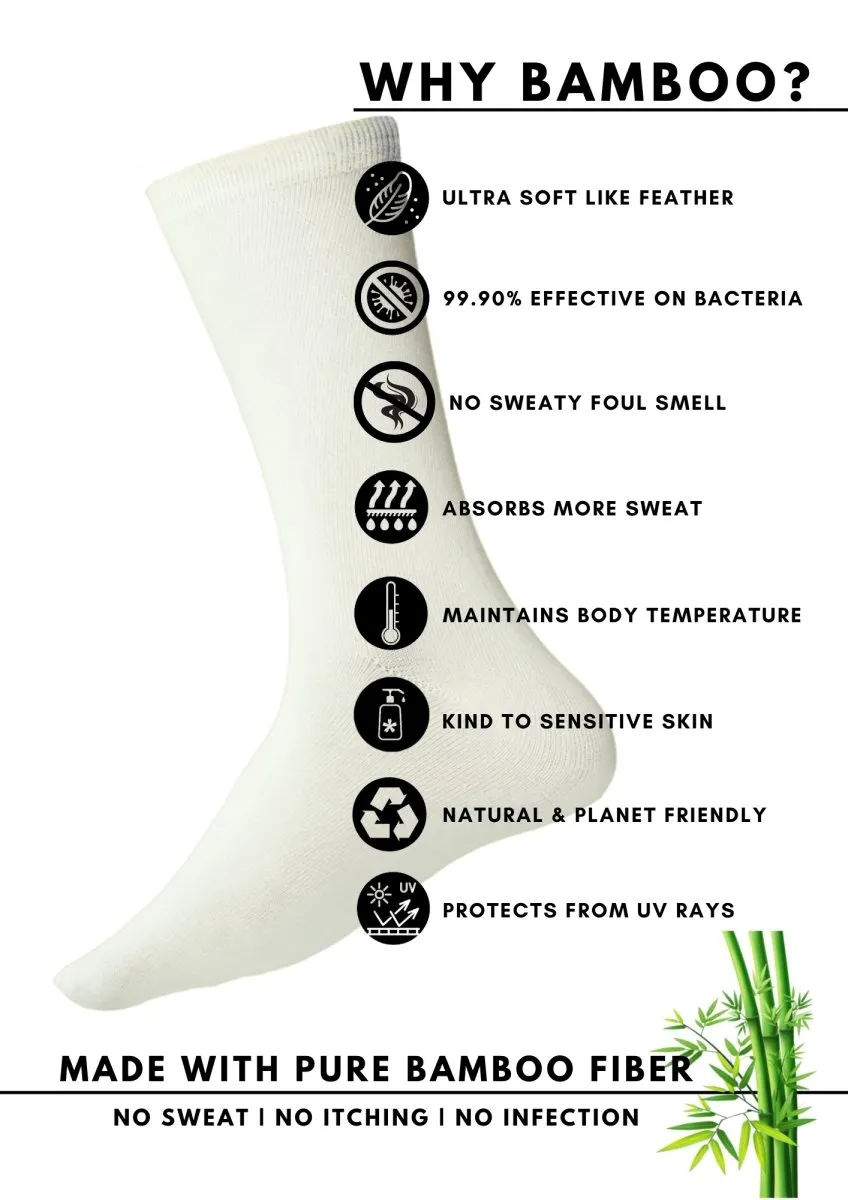 Bamboo Fabric Ankle Length Socks Pack of 2