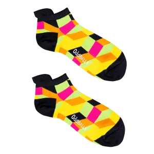 Black Tetris - Ankle Trainer Socks