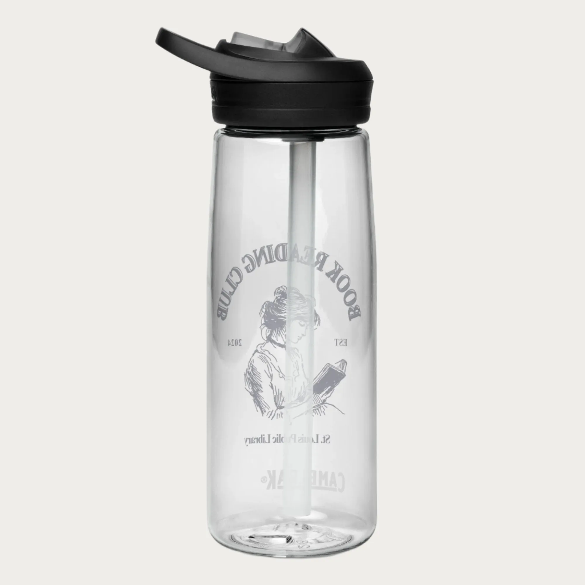 Book Reading Club Sports water bottle