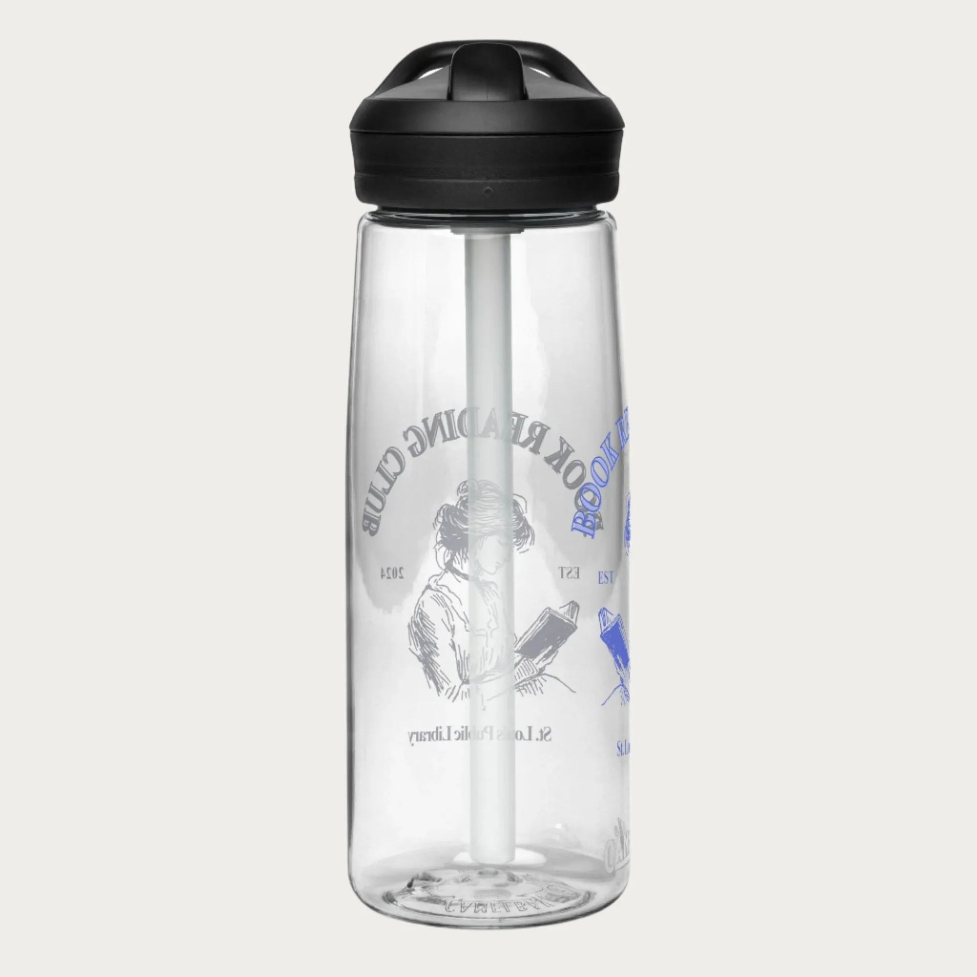 Book Reading Club Sports water bottle