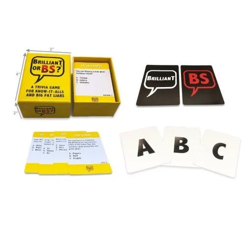 Brilliant or BS? Trivia Party Game