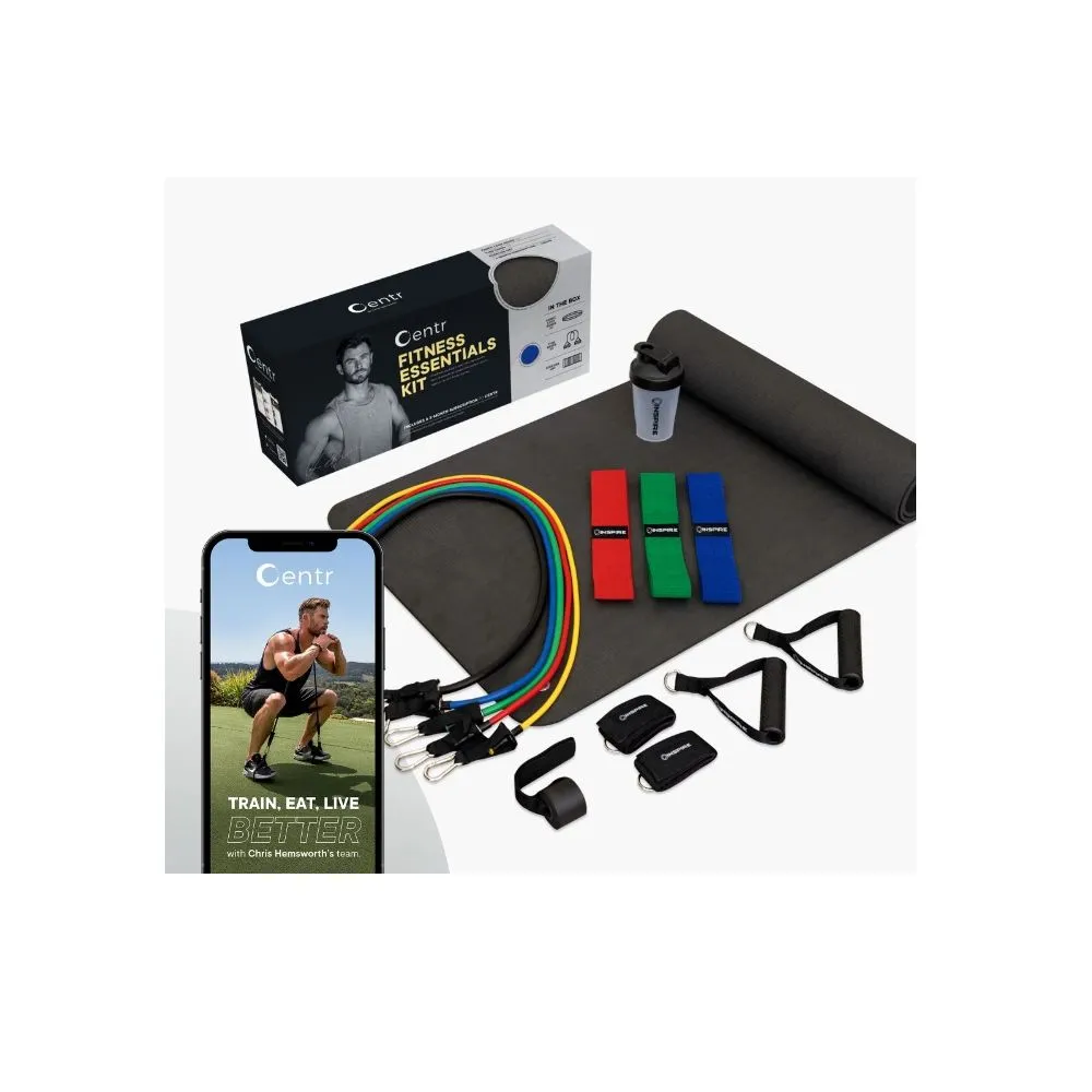 Centr CEK1.1 Fitness Essentials Kit Home Workout Equipment by Chris Hemsworth