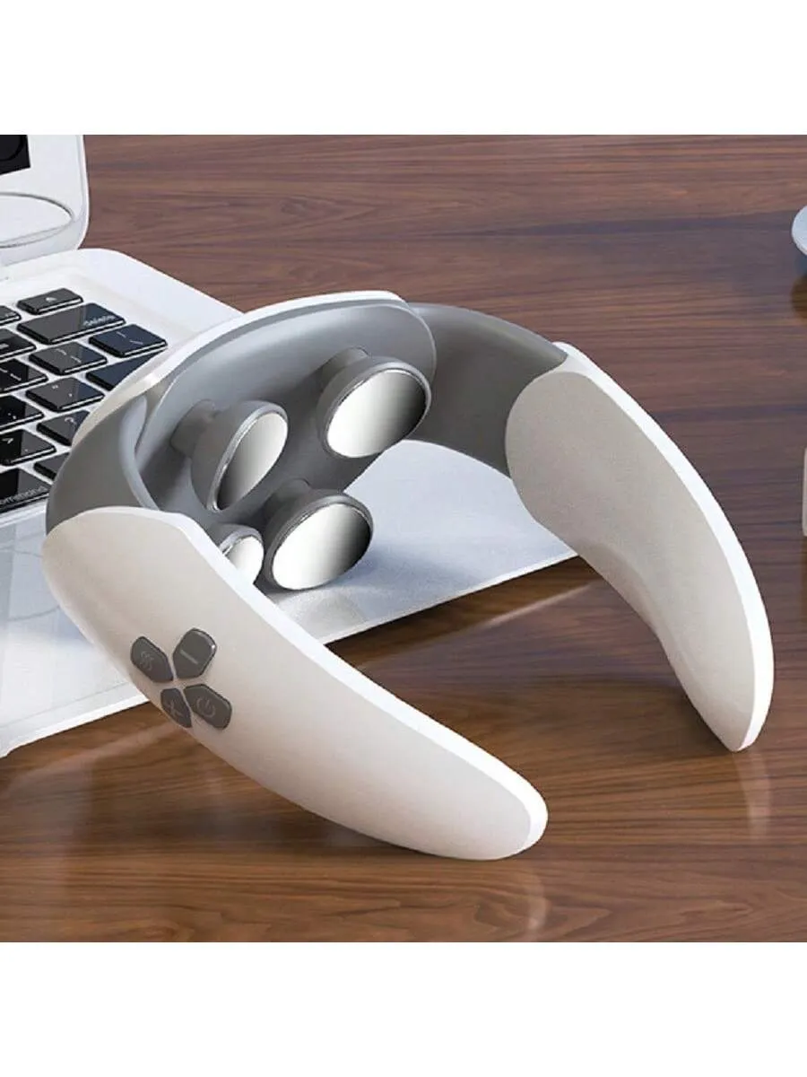 Cervical Spine Massager, Hot Compress Neck Protection Device, Microcurrent Pulse Tapping Shoulder And Neck Physiotherapy Device, Cervical Spine Device