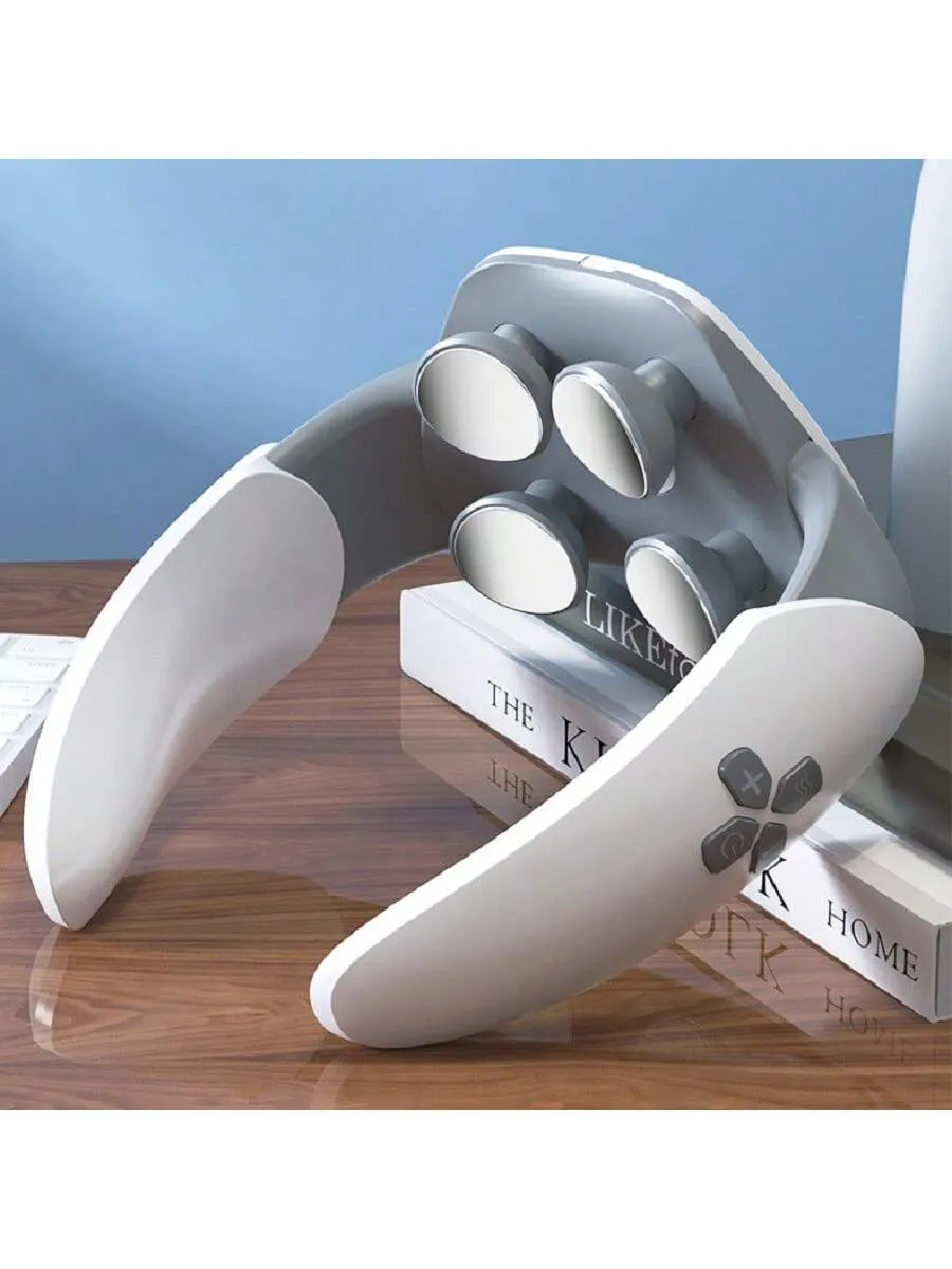 Cervical Spine Massager, Hot Compress Neck Protection Device, Microcurrent Pulse Tapping Shoulder And Neck Physiotherapy Device, Cervical Spine Device