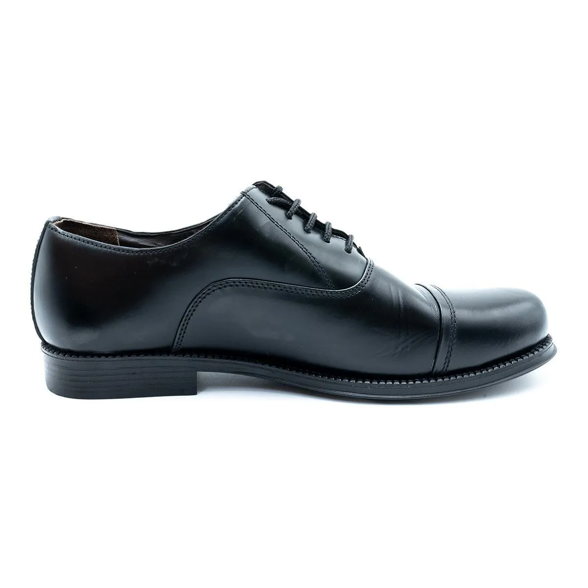 Clifford James Oxford Formal Lace Ups Leather Black Colour For Men