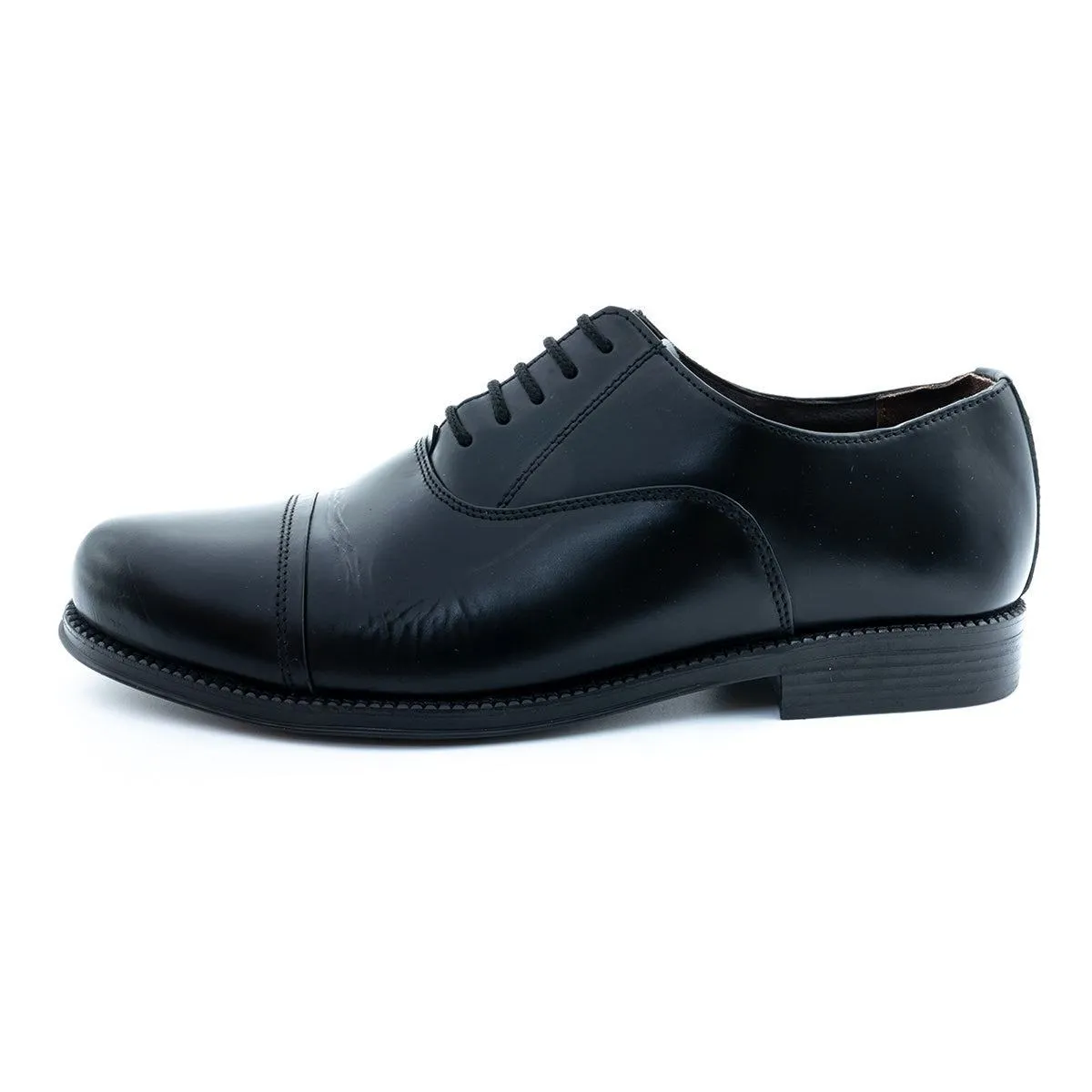 Clifford James Oxford Formal Lace Ups Leather Black Colour For Men