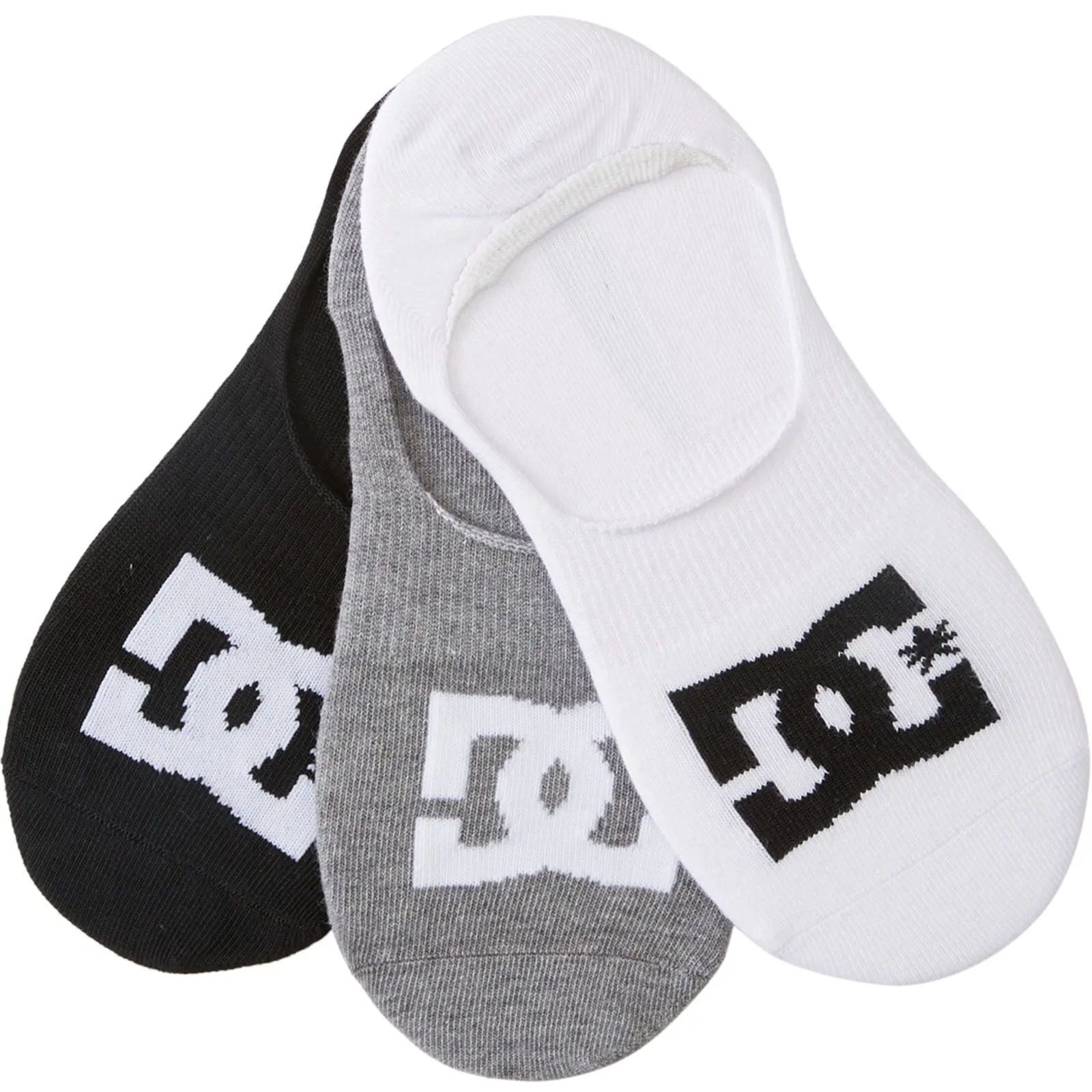 DC Shoes Star Liner Mens 3 Pack Ankle Socks - Multi