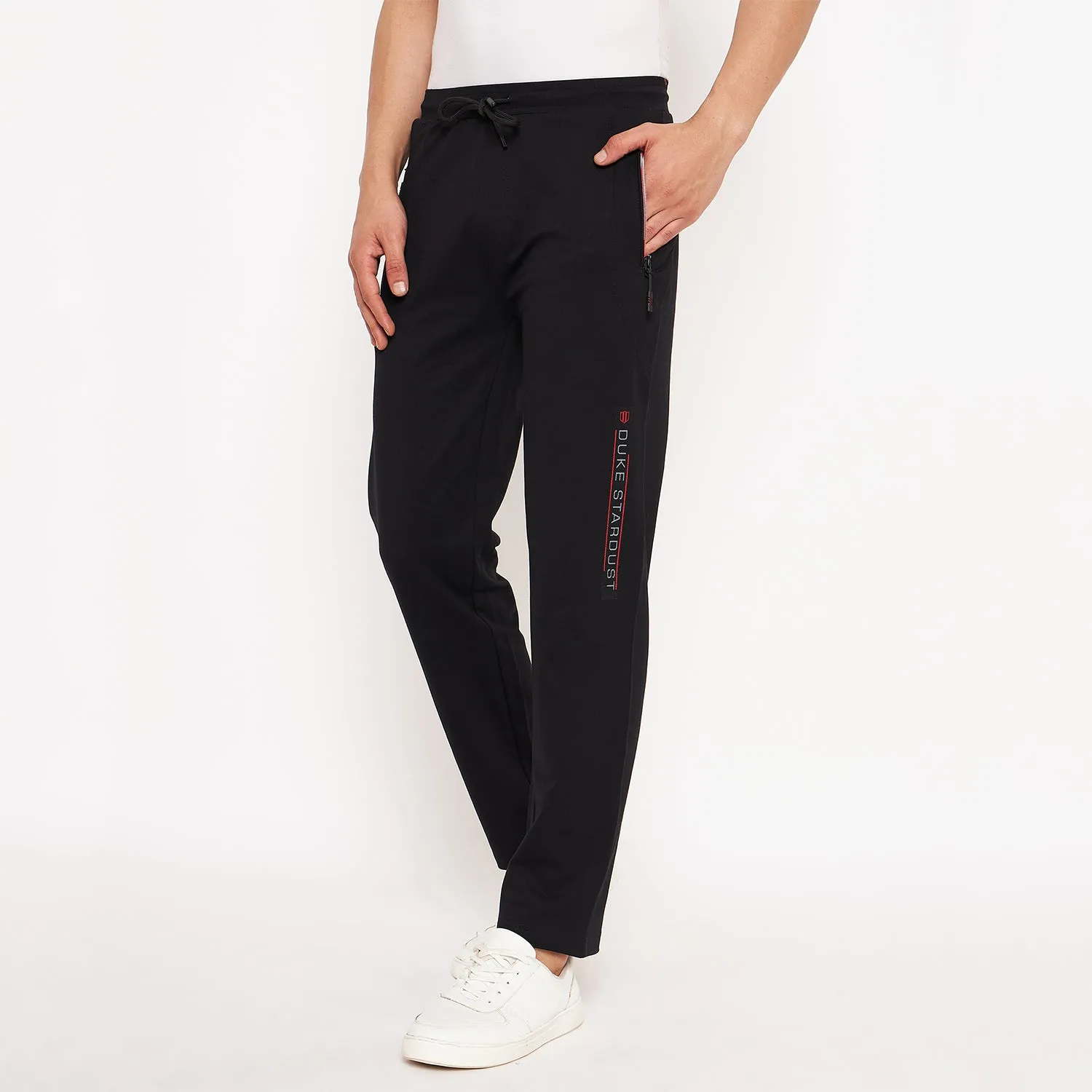 Duke Stardust Men Solid Track Pant (LF5692)