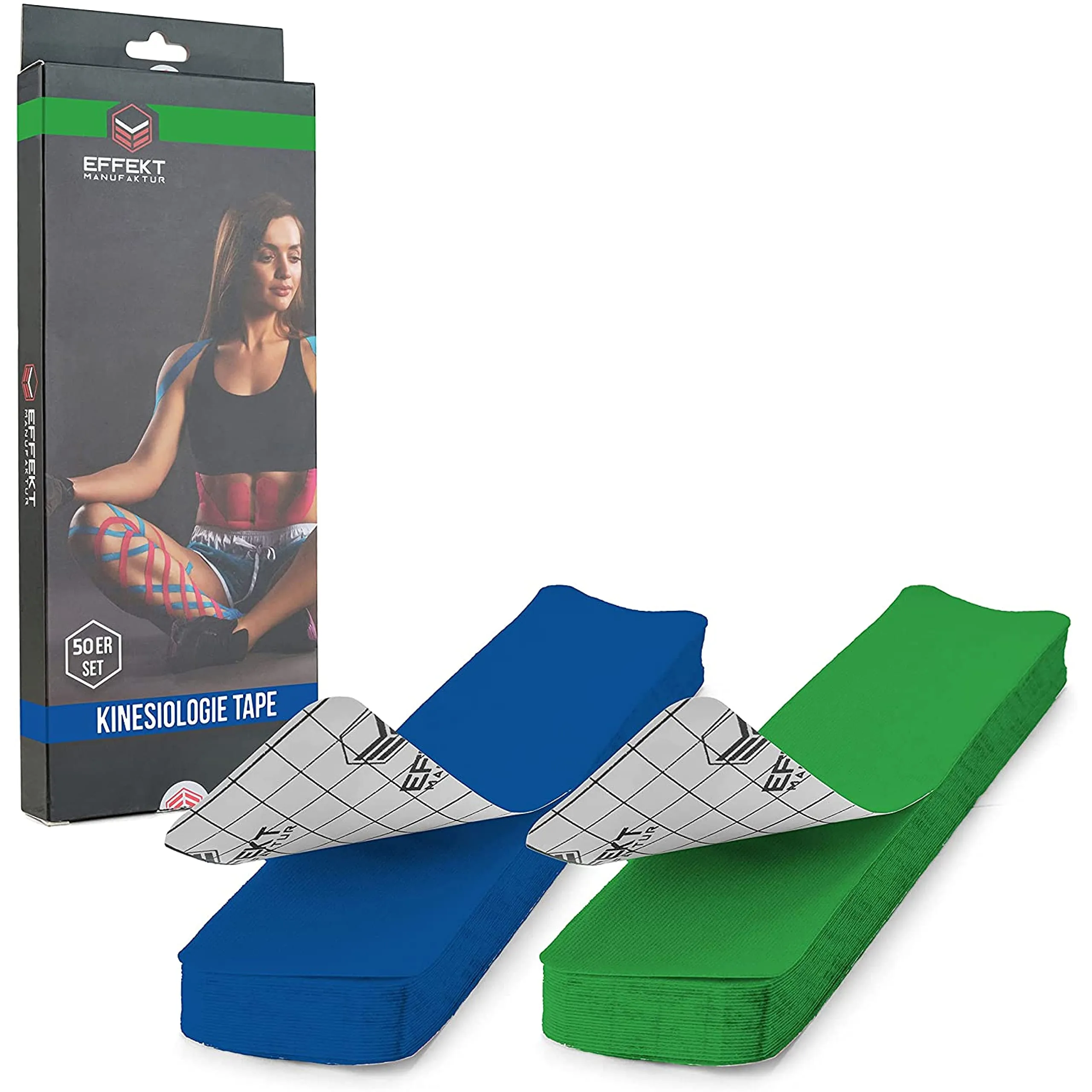 Effect (10 In X 2 In) Kinesiotapes Precut In Many Colors I Precut Tape