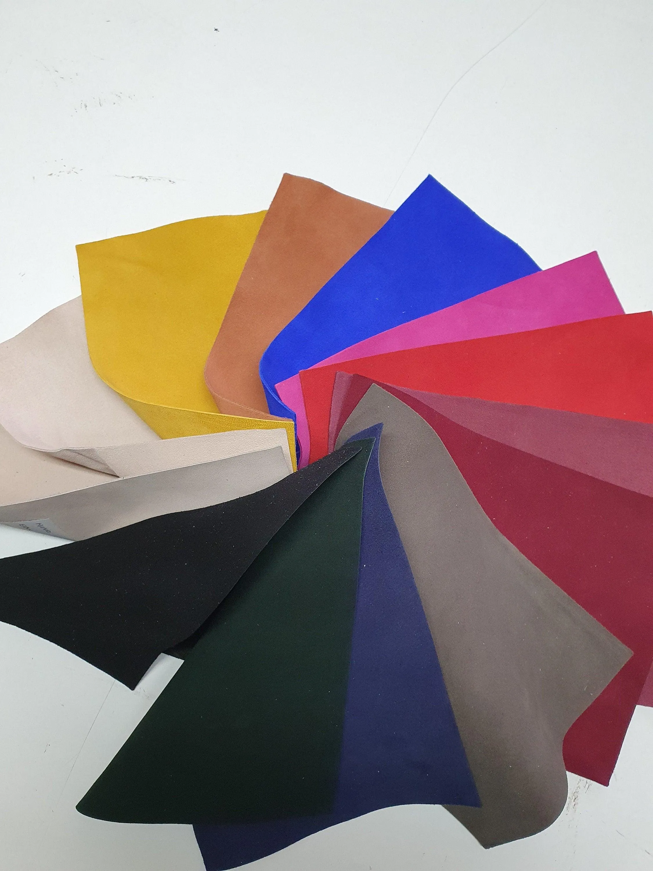 Goat suede Leather, Genuine goat skin leather for crafts, thickness 0,9mm(2 oz)