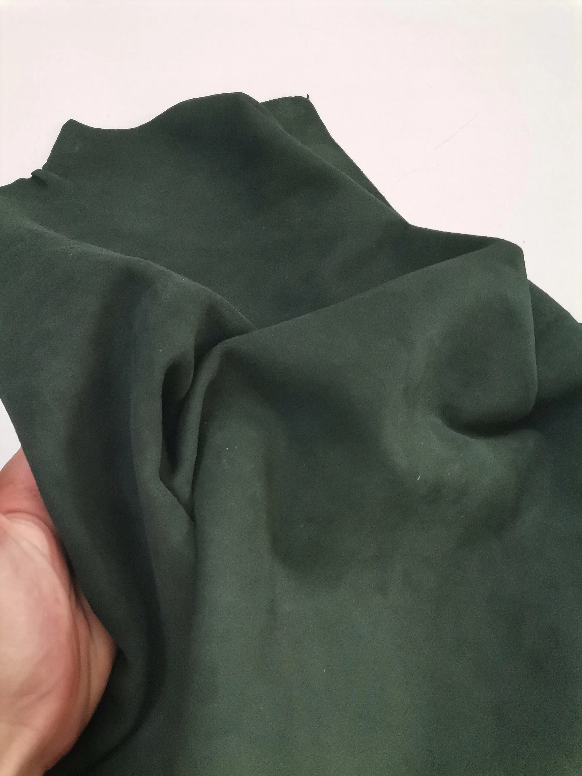 Goat suede Leather, Genuine goat skin leather for crafts, thickness 0,9mm(2 oz)
