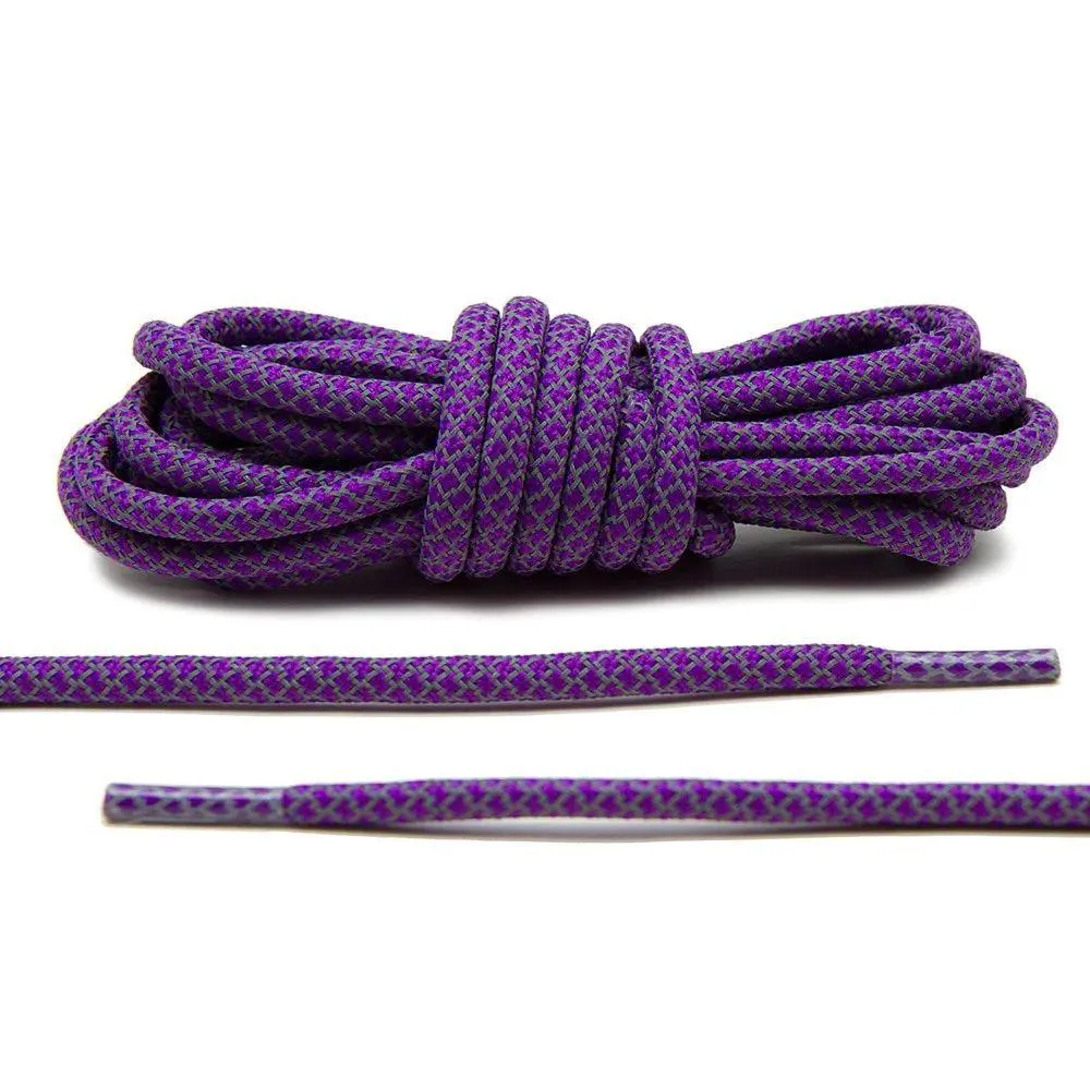 Grape Purple | Round Reflective Laces