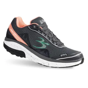 Gravity Defyer Women's Mighty Walk Athletic Shoes- Grey/ Pink