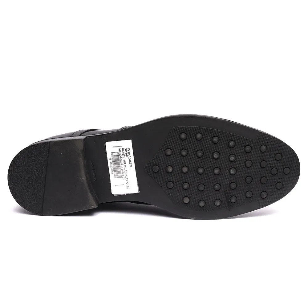 Greyder Men's Formal Clean Patterned Large Shoes