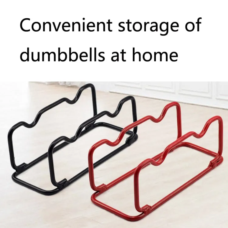 Gym Vertical Dumbbell Rack Dumbbell Holder, Specification: Large (Black)