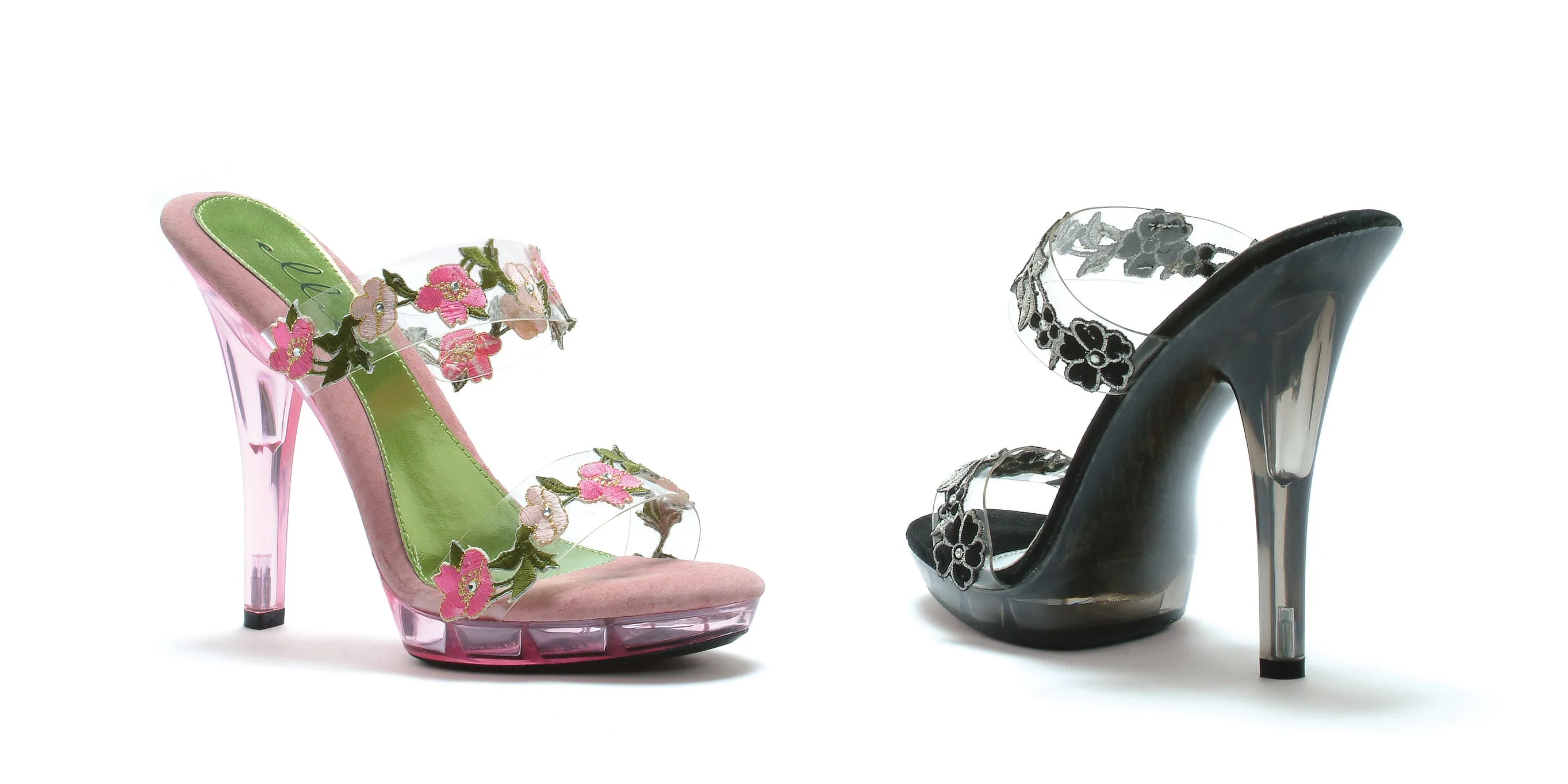 M-TULIP Ellie Green High Heel Alternative Footwear Discontinued Sale Stock