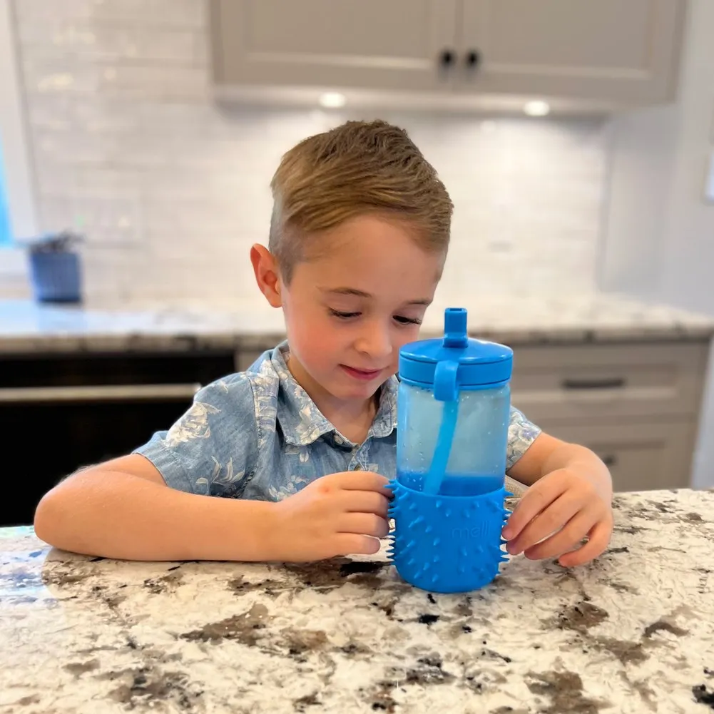 Melii Spikey Water Bottle - Blue (17 oz)