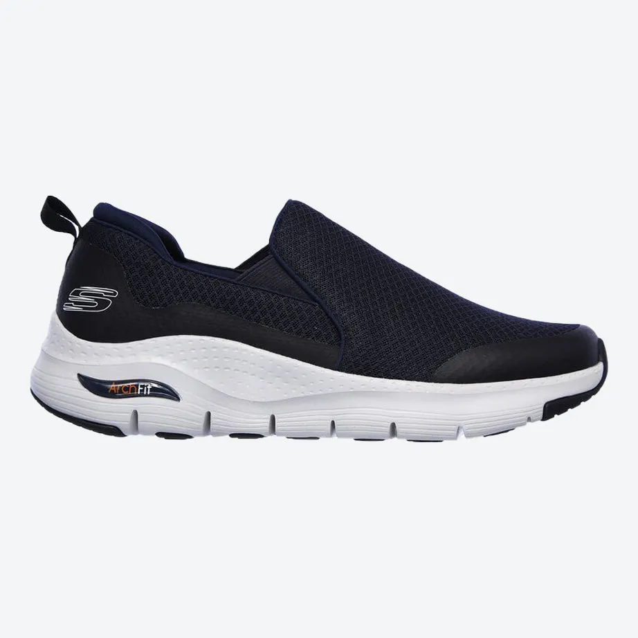 Mens Wide Fit Skechers SK232043 Arch Fit Banlin Walking Trainers