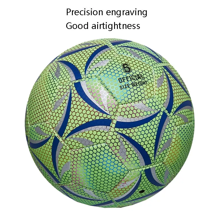 MILACHIC Night Light Competition Training Wear-Resistant PU Football(No.5 5060)