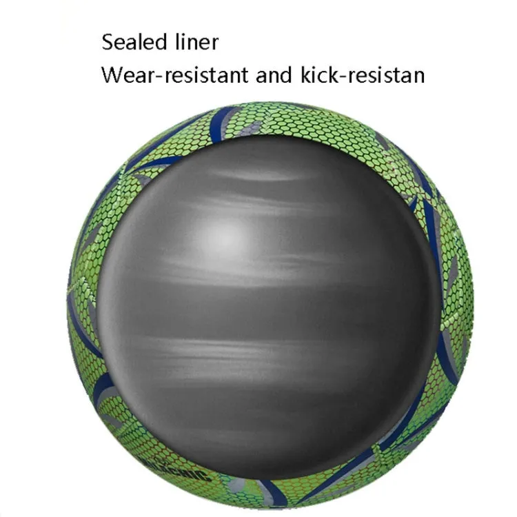 MILACHIC Night Light Competition Training Wear-Resistant PU Football(No.5 5060)