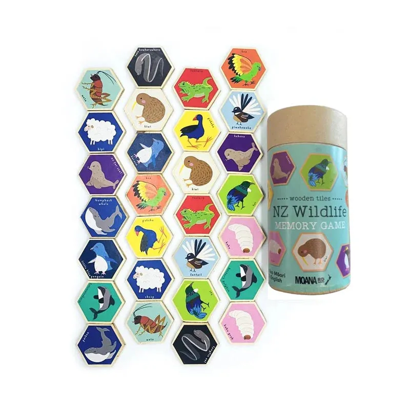 Moana Road Memory Games - NZ Wildlife