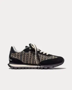 Monogram Jogger Black / White Low Top Sneakers