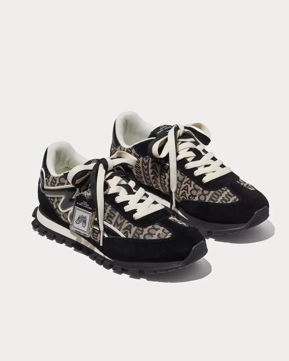 Monogram Jogger Black / White Low Top Sneakers