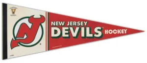 New Jersey Devils NHL Vintage Hockey 1980s-Style Premium Felt Collector's Pennant - Wincraft
