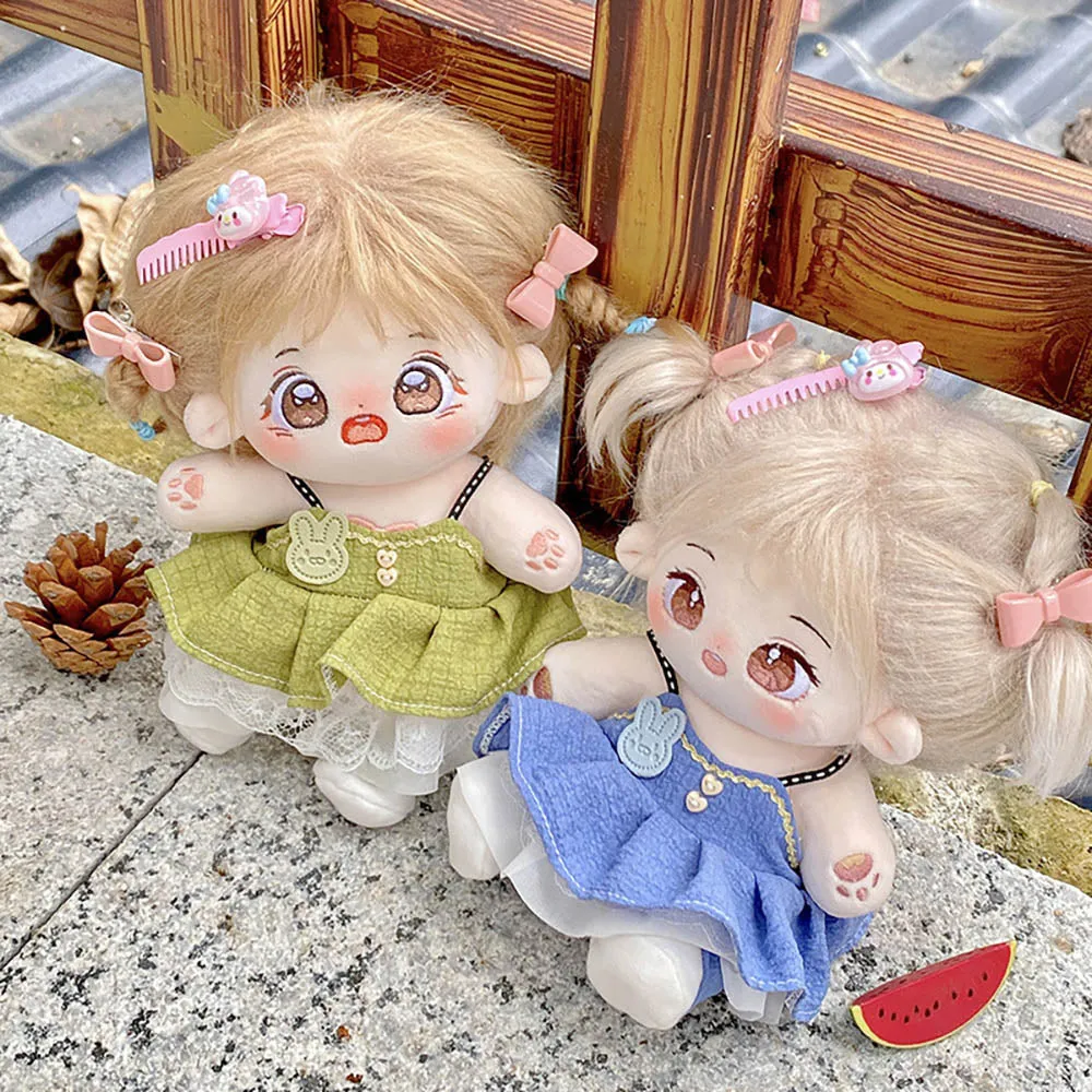 niannyyhouse 20cm Plush Doll Clothes Dress Petticoat Shoes Accessories Princess Skirt Set Soft Stuffed Plush Toy Dressup