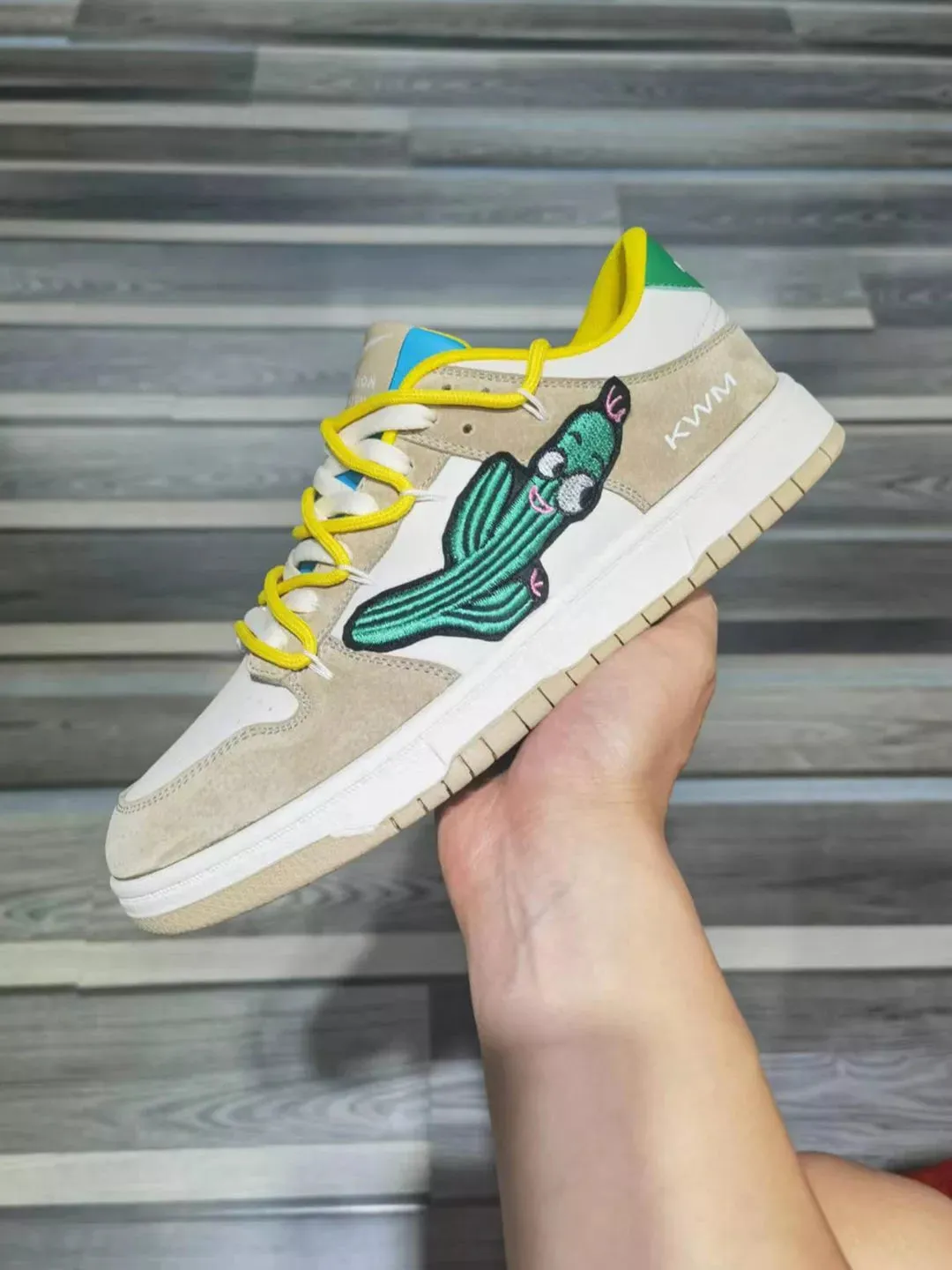 Niceprimes Elevated Cactus Embroidery Skate Shoes