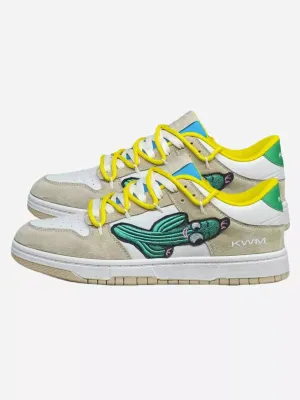 Niceprimes Elevated Cactus Embroidery Skate Shoes