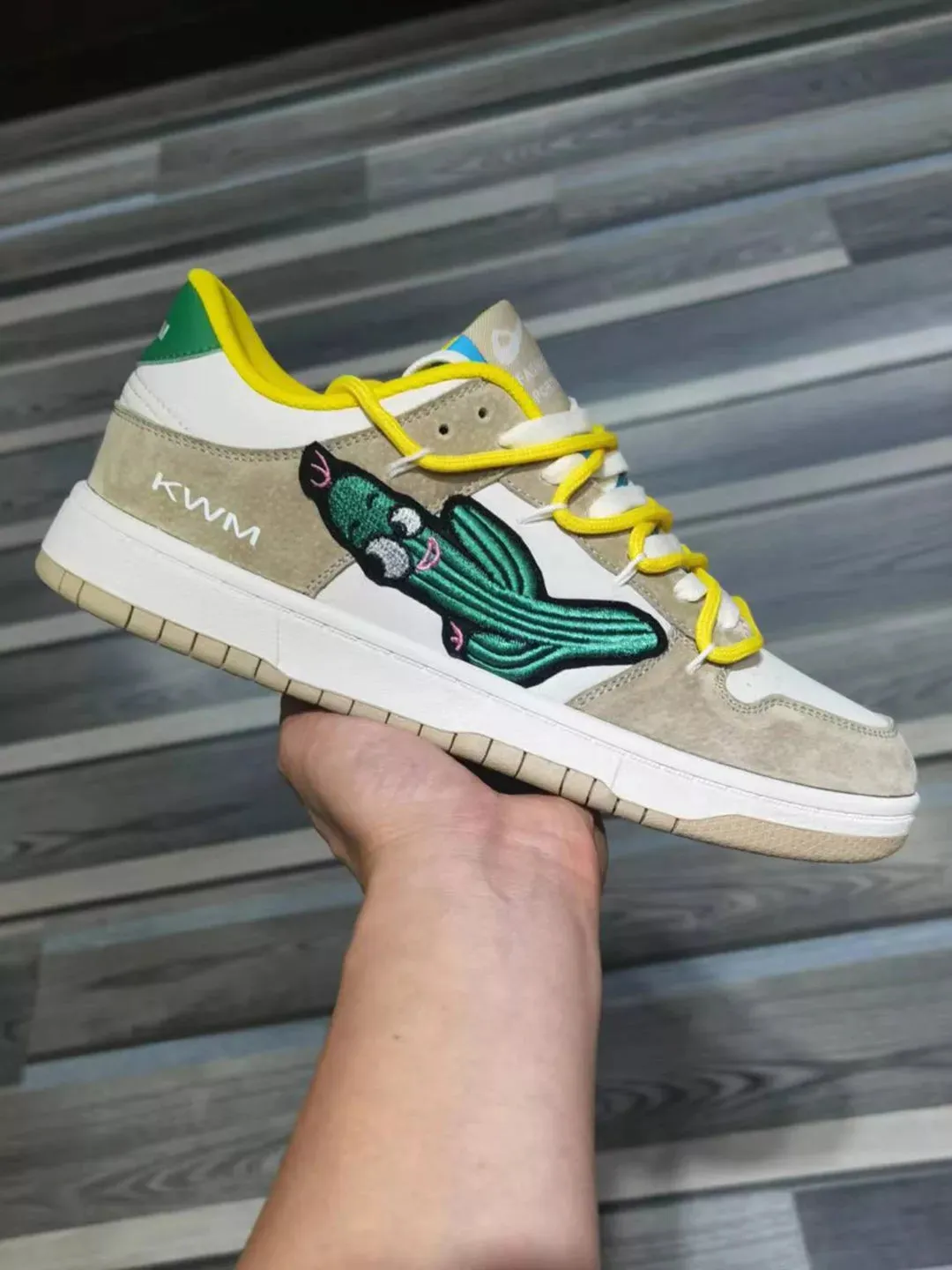 Niceprimes Elevated Cactus Embroidery Skate Shoes