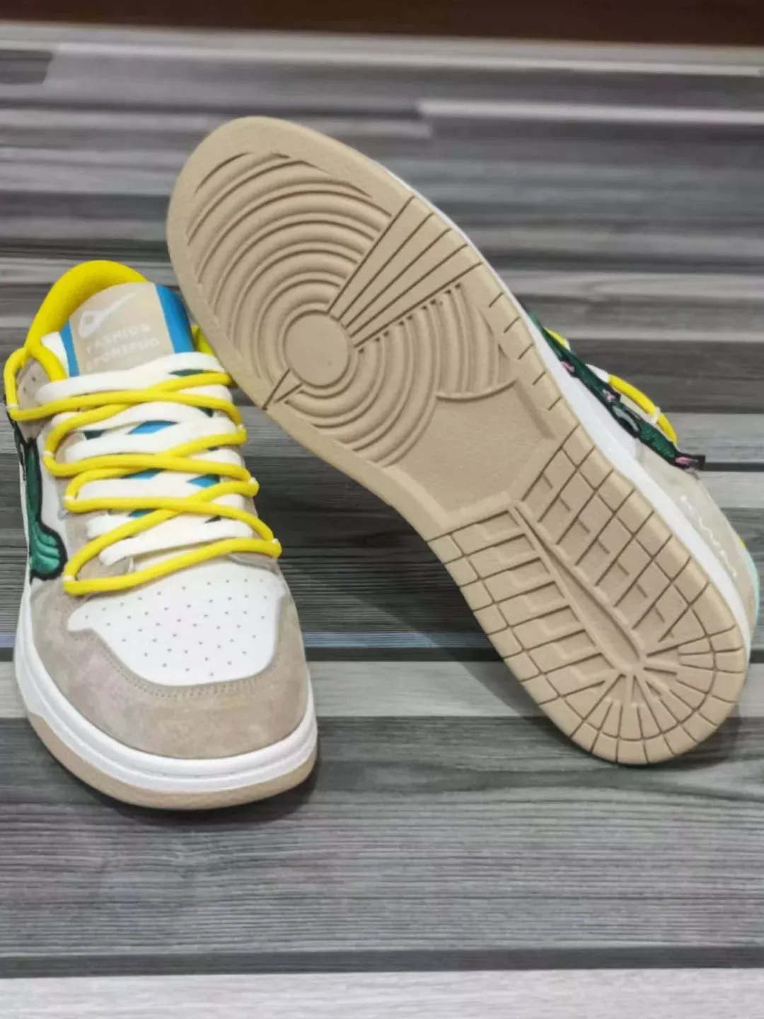 Niceprimes Elevated Cactus Embroidery Skate Shoes