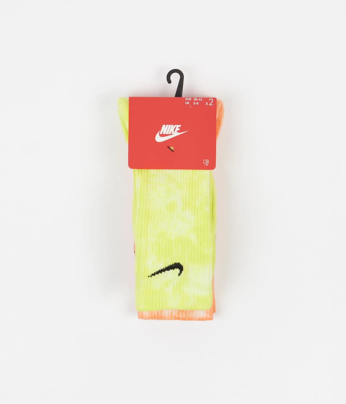 Nike Everyday Plus Cush Crew Socks (2 Pack) - Multicolour / Yellow