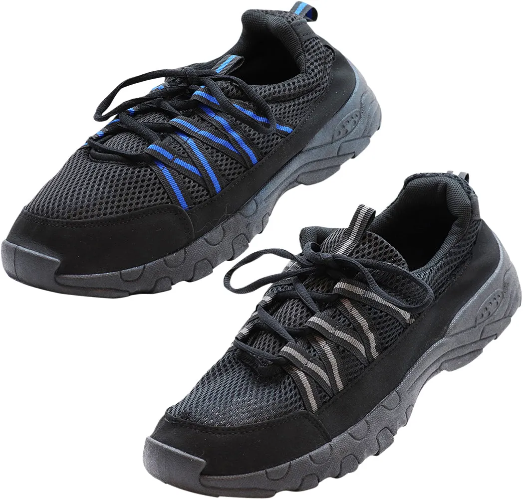 Norty Men's Drainage Aqua Socks Water Shoes - Waterproof Slip-Ons for Pool, Beach