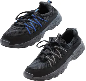 Norty Men's Drainage Aqua Socks Water Shoes - Waterproof Slip-Ons for Pool, Beach