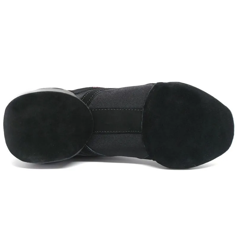 PB111 Bosco | Black Nubuck/Lycra  Practice / Teaching shoes