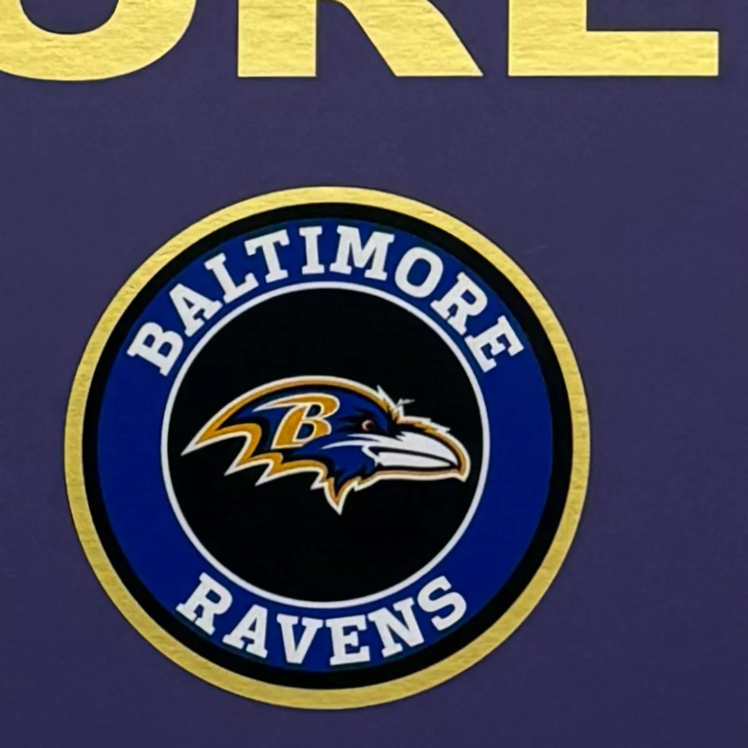 Ray Lewis Signed Baltimore Ravens Custom Space Saver Framed Football Jersey
