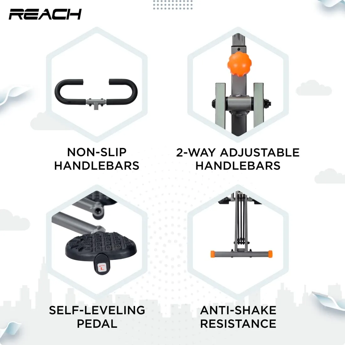 Reach Squat Machine for Home Gym Exercise | Max User Weight 100 kgs | Workout for Glutes | Cardio Training Indoor Fitness Strength Equipment for Total Body Workout | for Men & Women